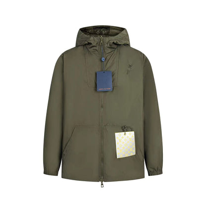 250729 A new top-quality dark-patterned jacquard double-sided jacket and windbreaker