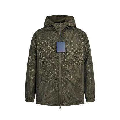 250729 A new top-quality dark-patterned jacquard double-sided jacket and windbreaker