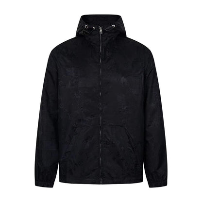 250729 A new top-quality dark-patterned jacquard double-sided jacket and windbreaker