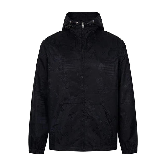250729 A new top-quality dark-patterned jacquard double-sided jacket and windbreaker