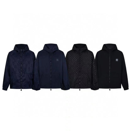 250729 New high-quality double-sided hooded jacket