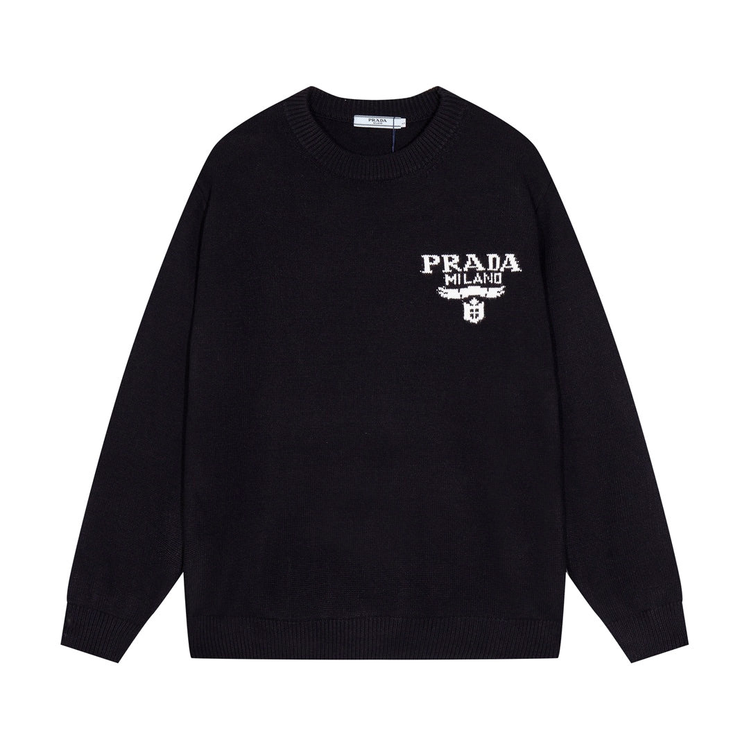 250729 New jacquard round-neck sweater