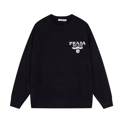 250729 New jacquard round-neck sweater