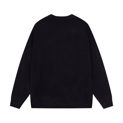 250729 New jacquard round-neck sweater