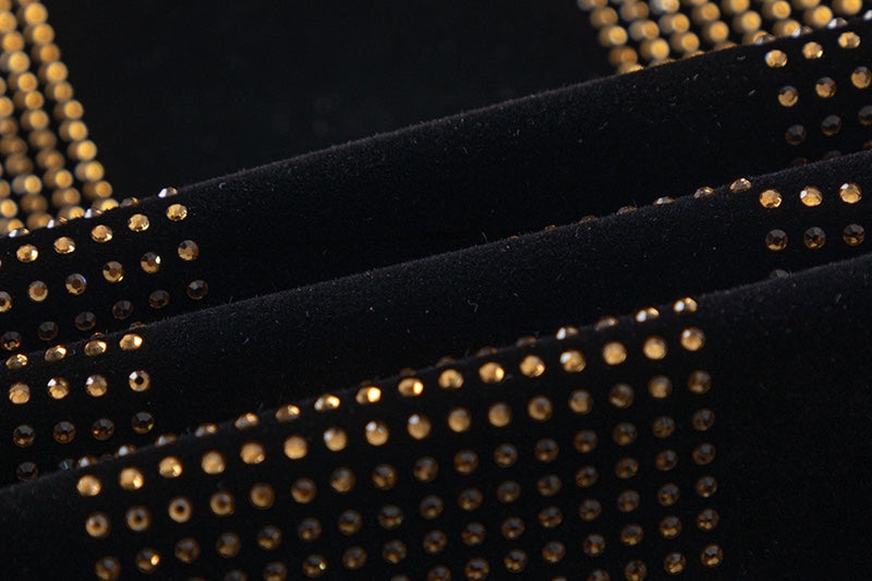 250729 New top-quality sequined velvet baseball jacket