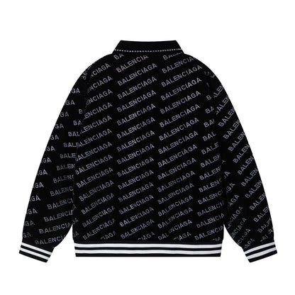 250729 New top-quality sequined velvet baseball jacket