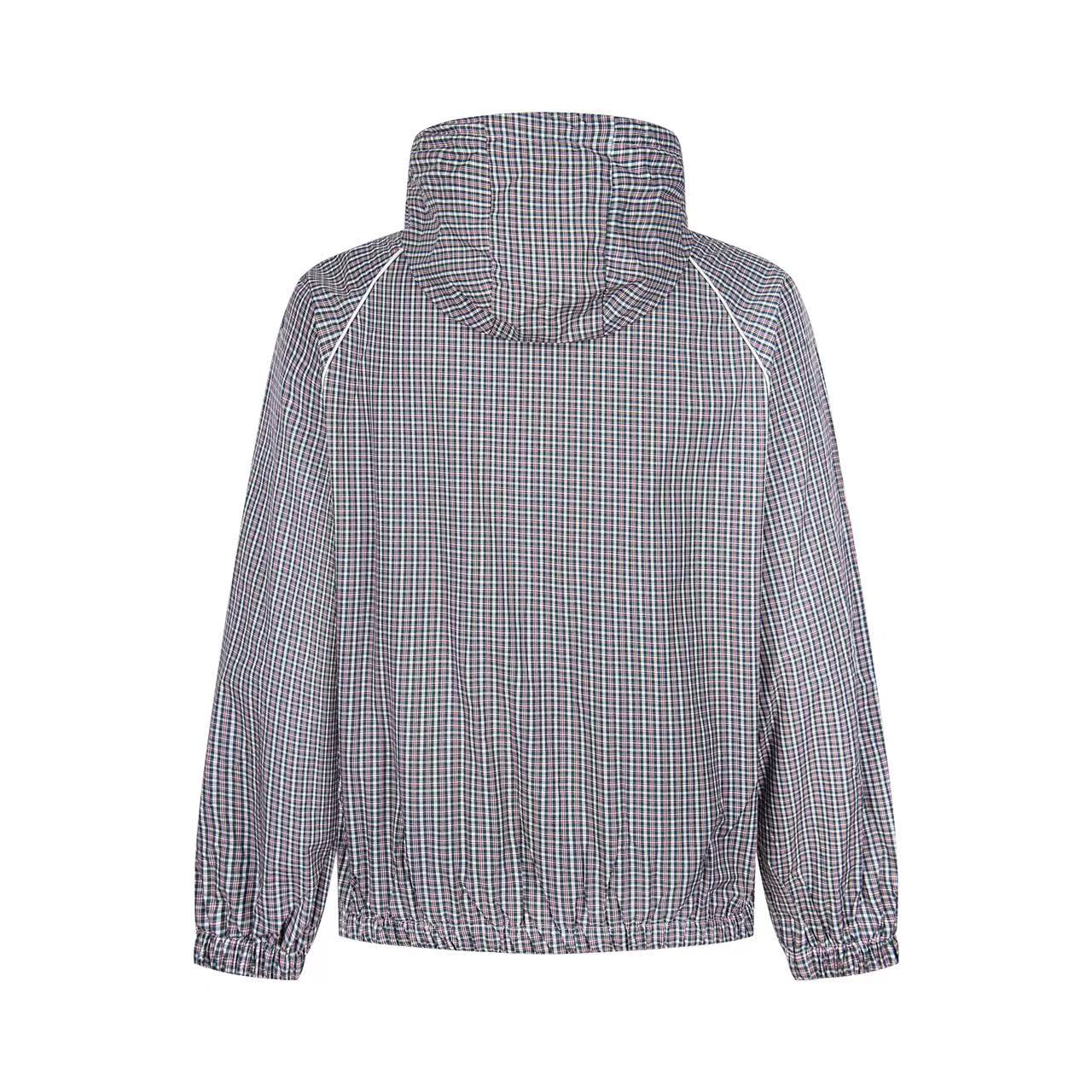 250808 New high-quality checkered tech fabric pilot jacket