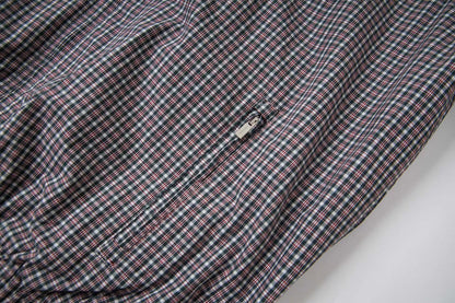 250808 New high-quality checkered tech fabric pilot jacket