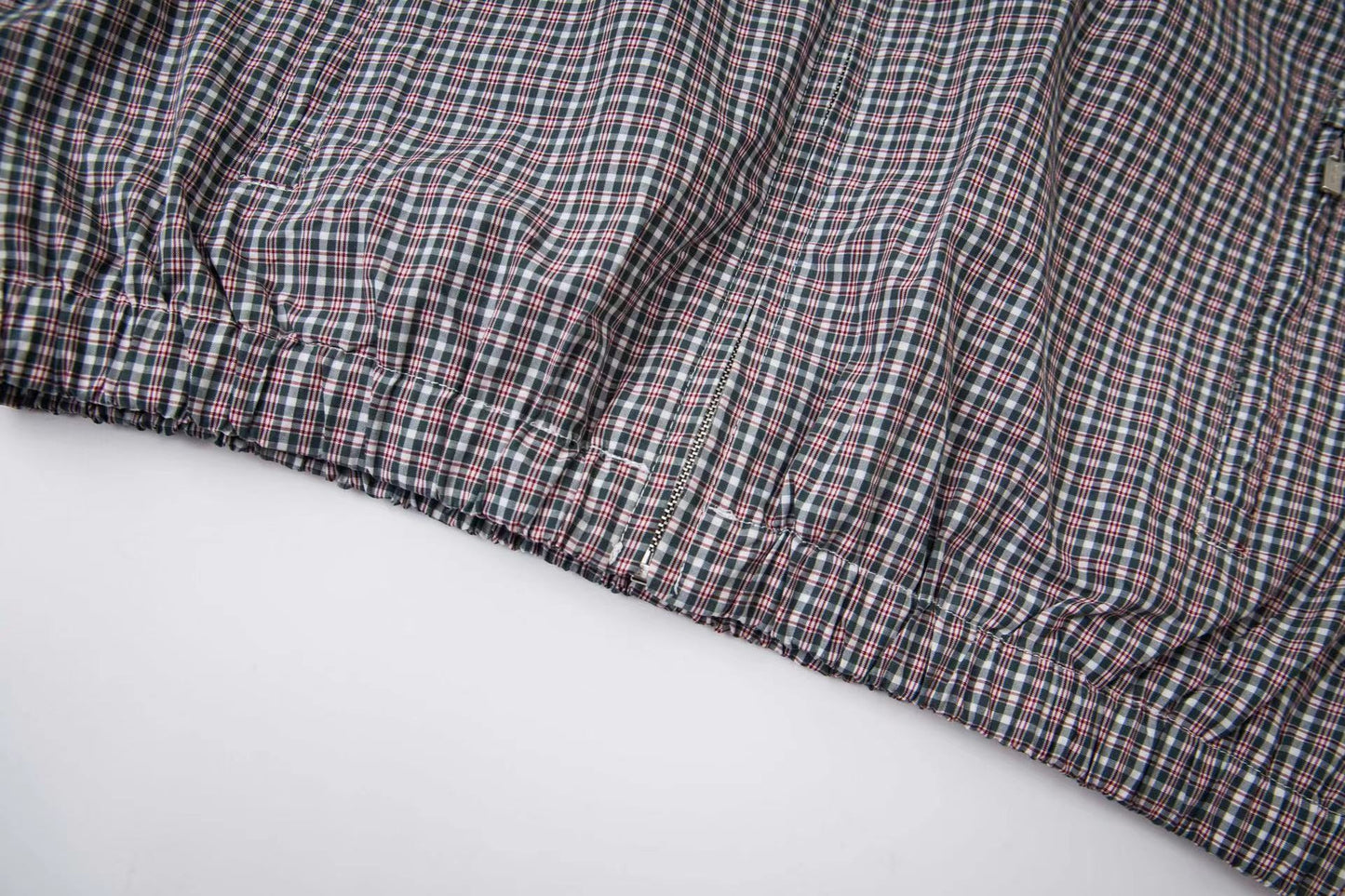 250808 New high-quality checkered tech fabric pilot jacket