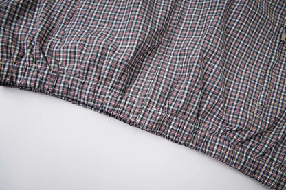 250808 New high-quality checkered tech fabric pilot jacket