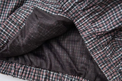 250808 New high-quality checkered tech fabric pilot jacket