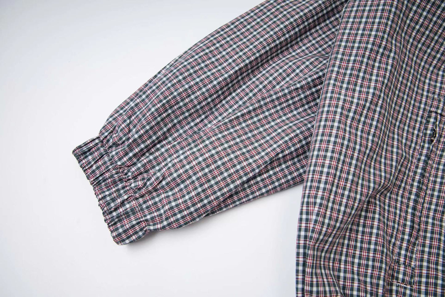 250808 New high-quality checkered tech fabric pilot jacket