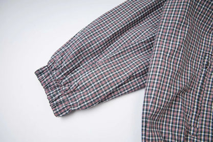 250808 New high-quality checkered tech fabric pilot jacket