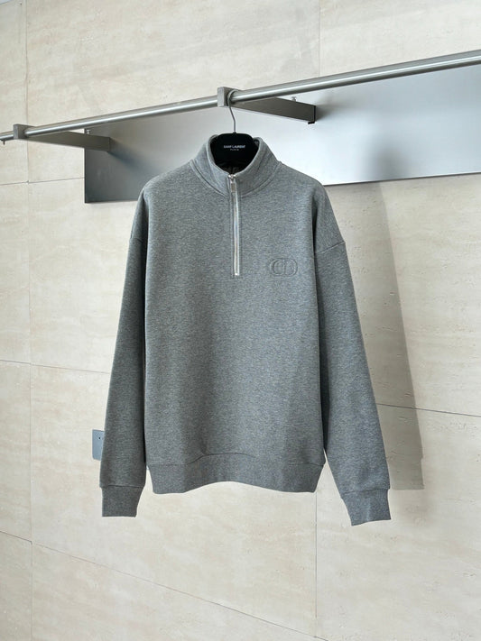 250808 New high-quality casual zippered pullover hoodie