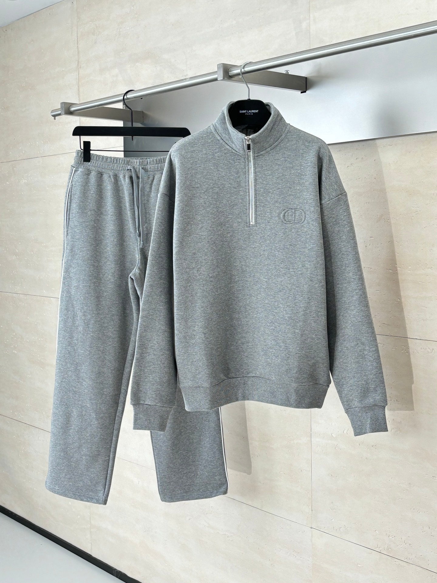 250808 New high-quality casual zippered pullover hoodie
