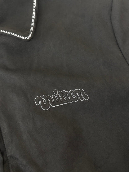 250808 New high-quality embroidered suede cowhide pilot jacket