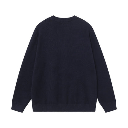 250808 A new high-quality, classic jacquard pattern simple sweater