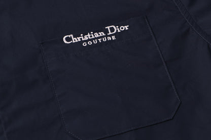 250808 A new high-quality, simple and versatile pocket letter long-sleeved shirt
