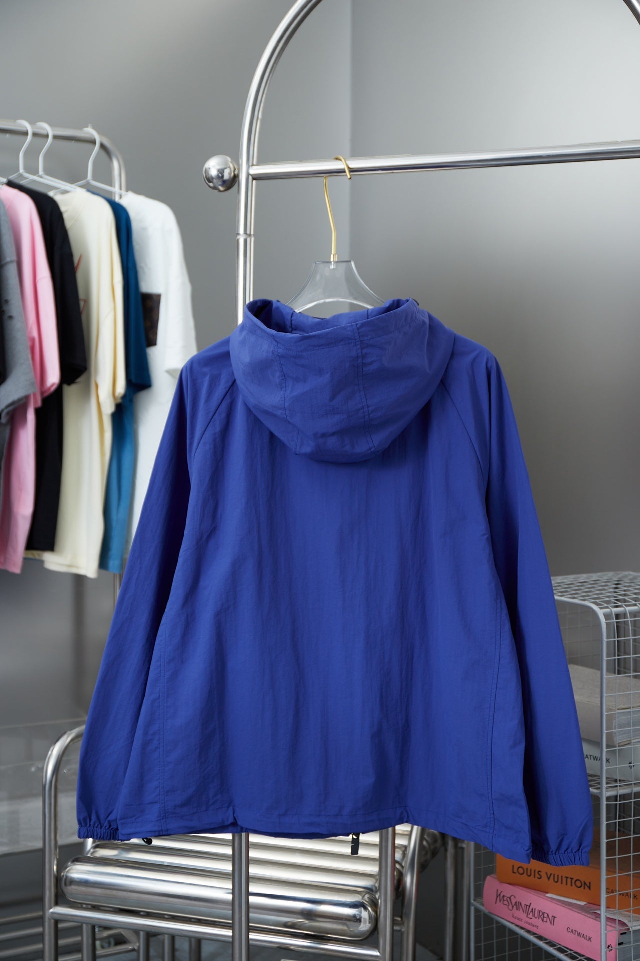 250808 New high-quality jacquard nylon hooded jacket for equestrian riders