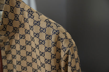 250808 New high-quality jacquard stand-up collar jacket