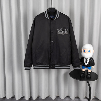 250808 New high-quality lambskin baseball jacket