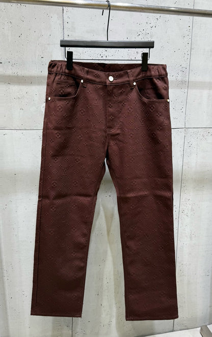 250808 The new high-quality no-iron denim set features a high version with heavy craftsmanship and full embossed embossed letters