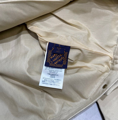 250808 The new high-quality no-iron denim set features a high version with heavy craftsmanship and full embossed embossed letters