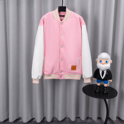 250808 A new high-quality, minimalist design baseball jacket