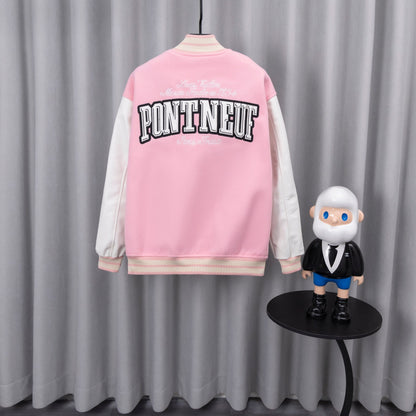 250808 A new high-quality, minimalist design baseball jacket