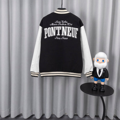 250808 A new high-quality, minimalist design baseball jacket