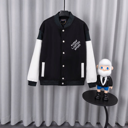 250808 A new high-quality, minimalist design baseball jacket