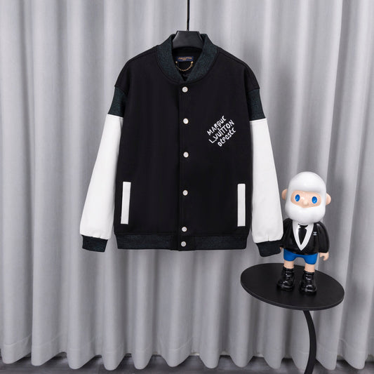 250808 A new high-quality, minimalist design baseball jacket
