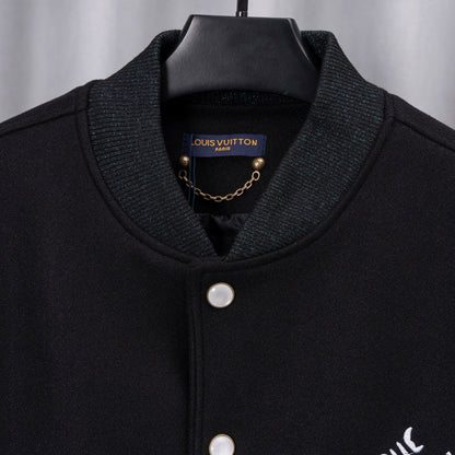 250808 A new high-quality, minimalist design baseball jacket