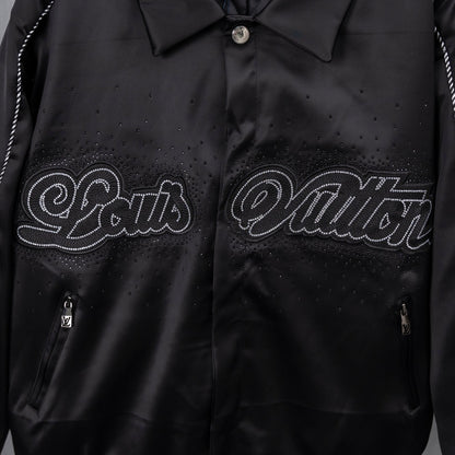 250808 New high-quality embroidered shiny surface jacket