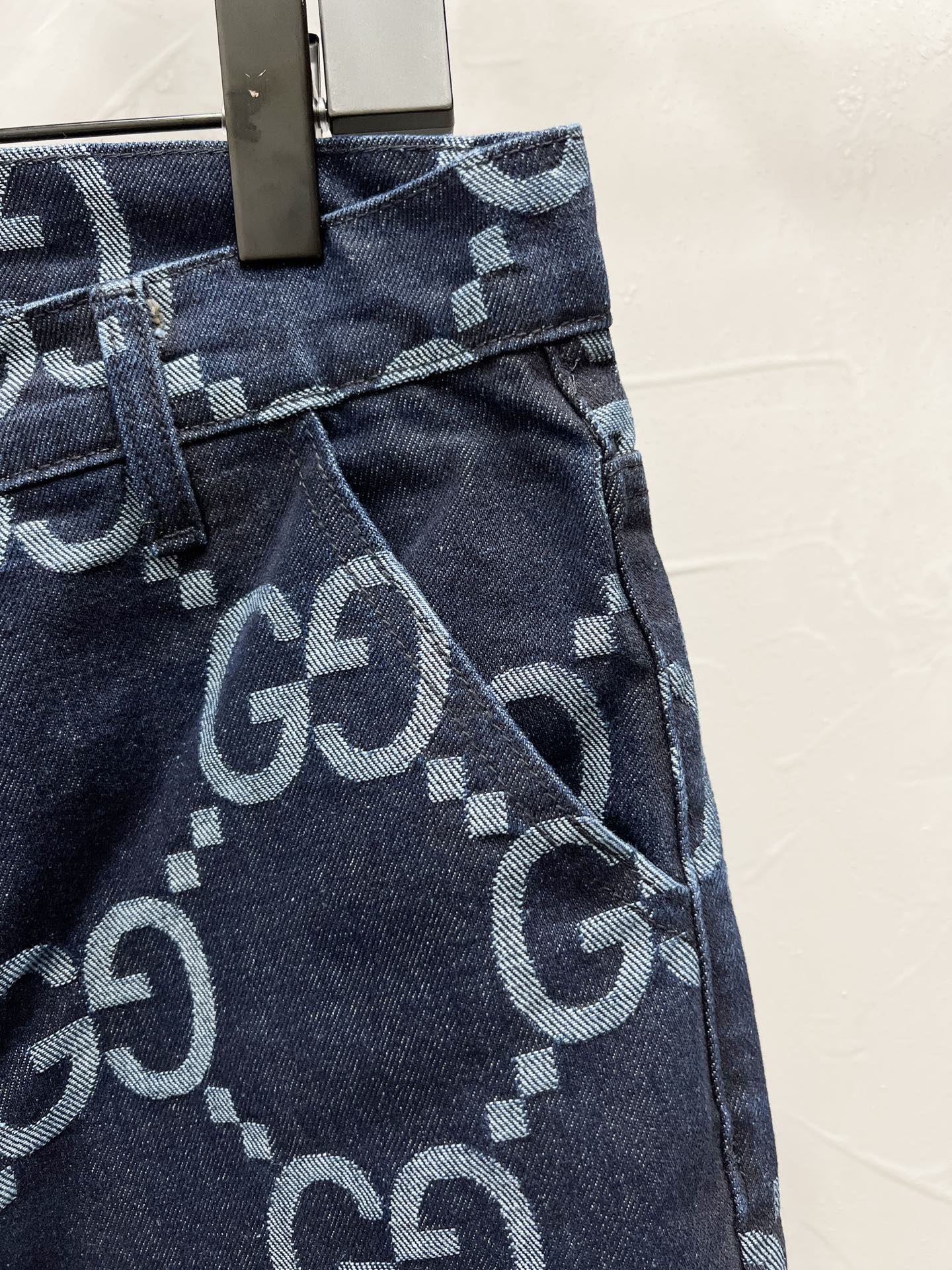 250813 New high-quality full-print straight-leg loose jeans