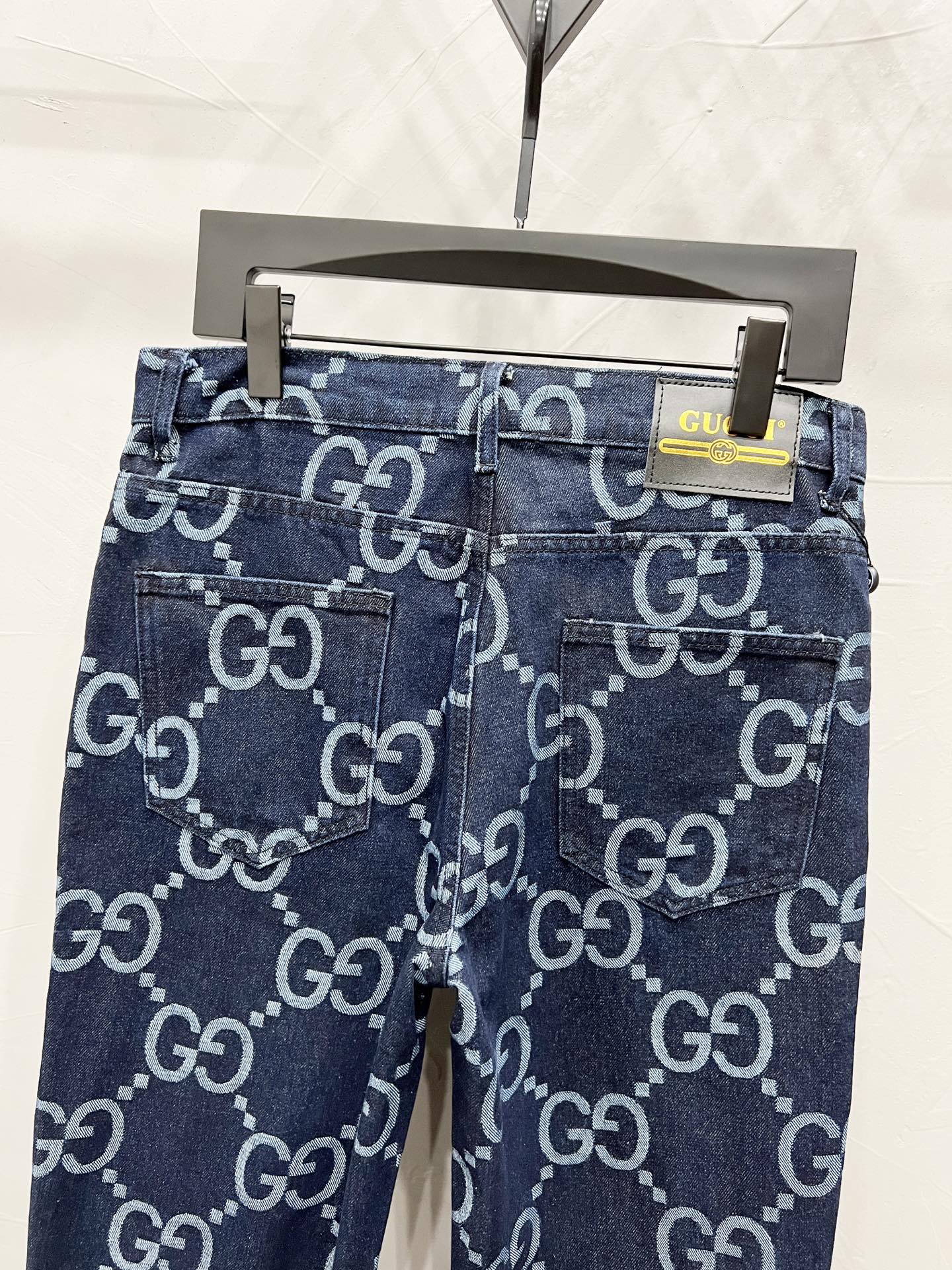 250813 New high-quality full-print straight-leg loose jeans