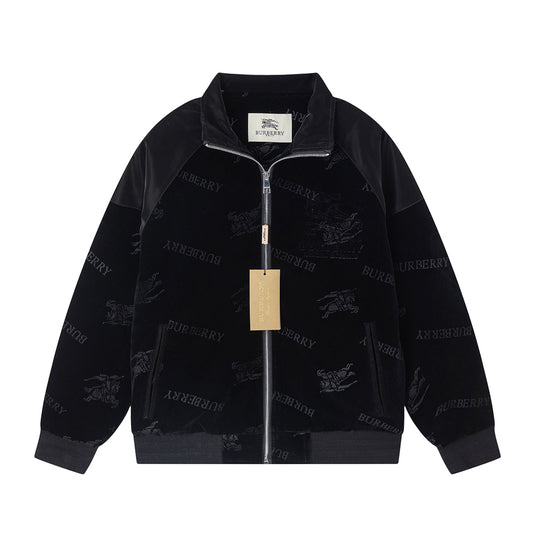 250813 A new high-quality black full-print jacket