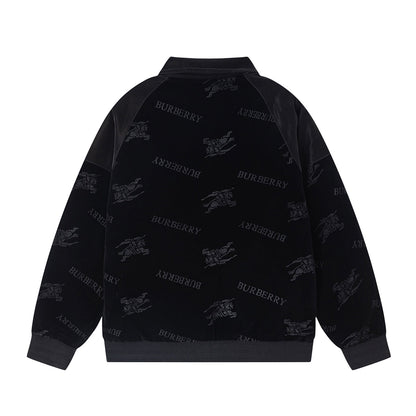250813 A new high-quality black full-print jacket