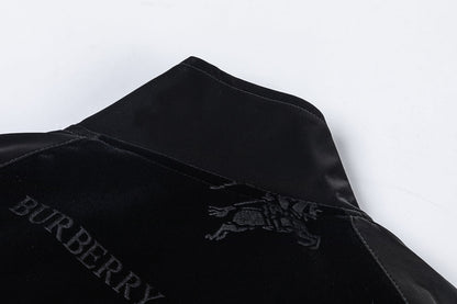 250813 A new high-quality black full-print jacket