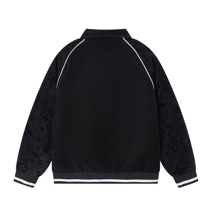 250813 A new high-quality black full-print jacket