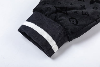 250813 A new high-quality black full-print jacket