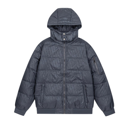 250813 New high-quality classic full-print fabric super soft and warm down jacket