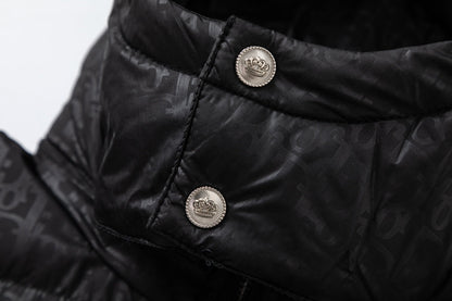 250813 New high-quality classic full-print fabric super soft and warm down jacket
