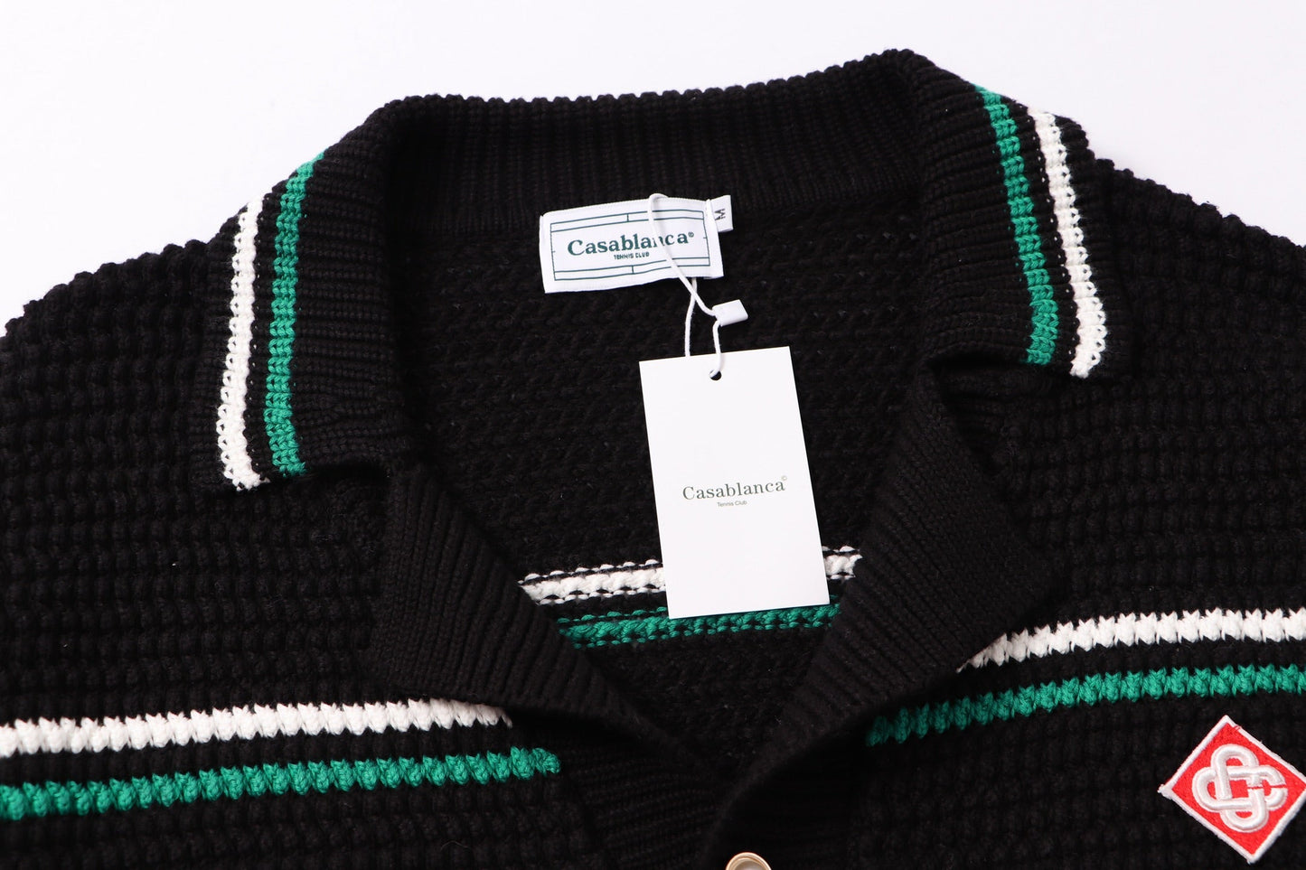 250813 A new high-quality two-color long-sleeved knitted coat