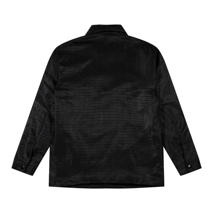 250813 New high-quality custom-made long-sleeved lapel down cotton-padded jacket with full printed letters