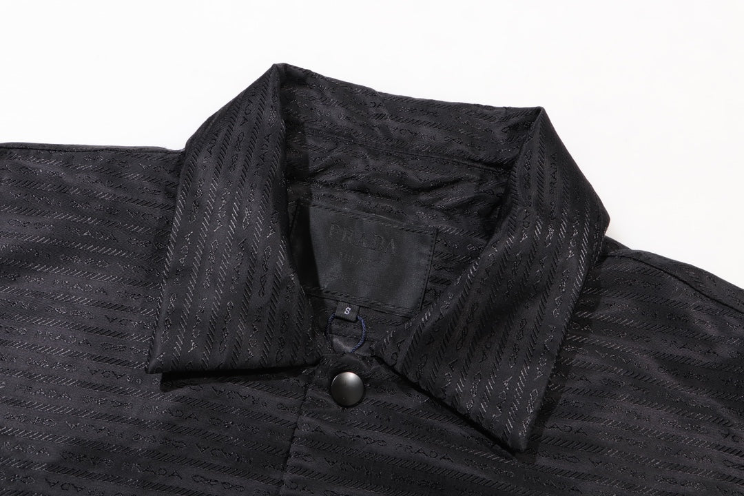 250813 New high-quality custom-made long-sleeved lapel down cotton-padded jacket with full printed letters