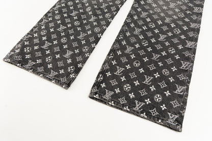 250813 New top-quality embossed diamond jeans