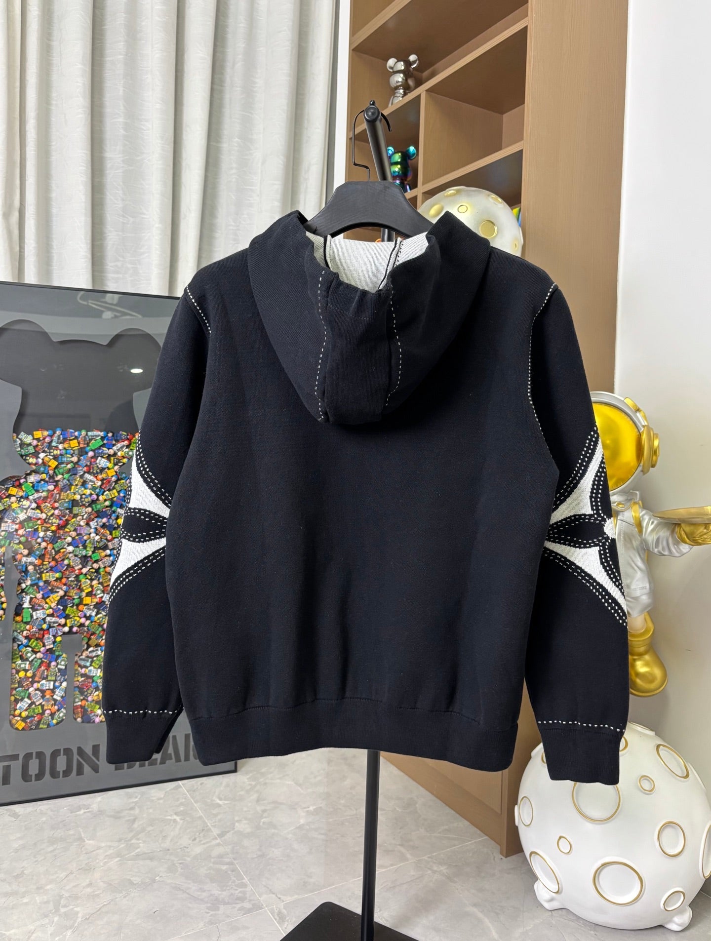 250813 New high-quality wool zipper hooded jacket
