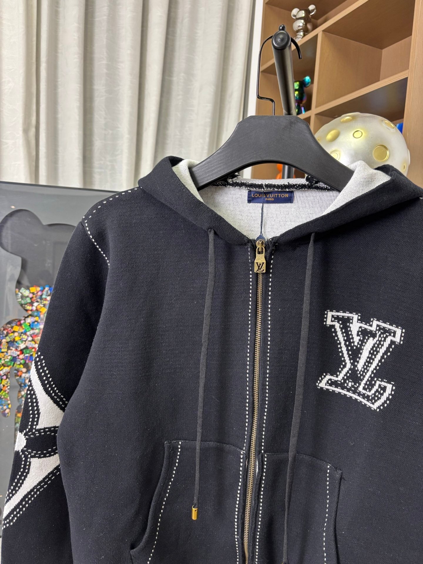 250813 New high-quality wool zipper hooded jacket