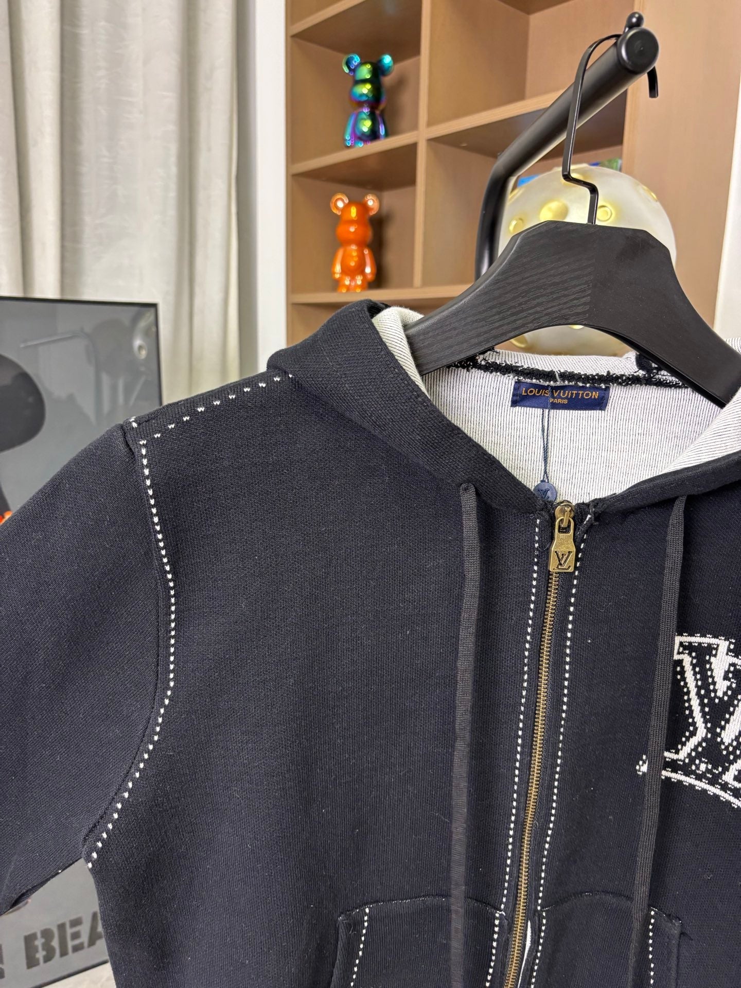 250813 New high-quality wool zipper hooded jacket